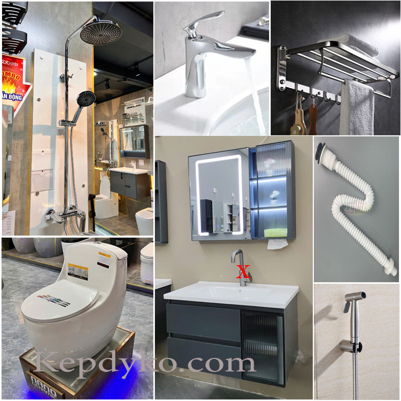 Combo Nhà Tắm 106 – Trọn bộ thiết bị vệ sinh đồng bộ, hiện đại, giá ưu đãi