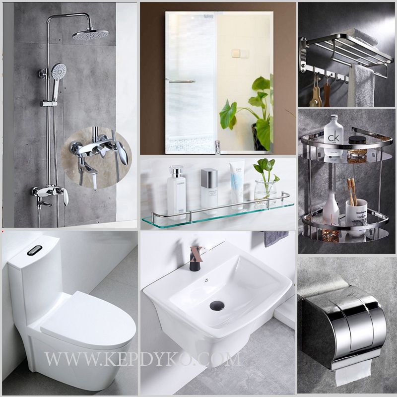 Combo Nhà Tắm CB09 Trọn Bộ 10 Món Cao Cấp Giá Rẻ