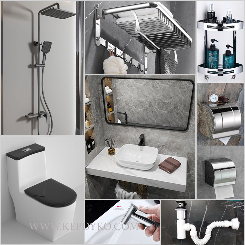 Combo Nhà Tắm CB97 gồm 11 món thiết bị vệ sinh cao cấp, thiết kế đồng bộ