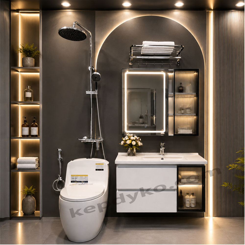 Trọn bộ combo thiết bị vệ sinh phòng tắm CB022 đẳng cấp thượng lưu
