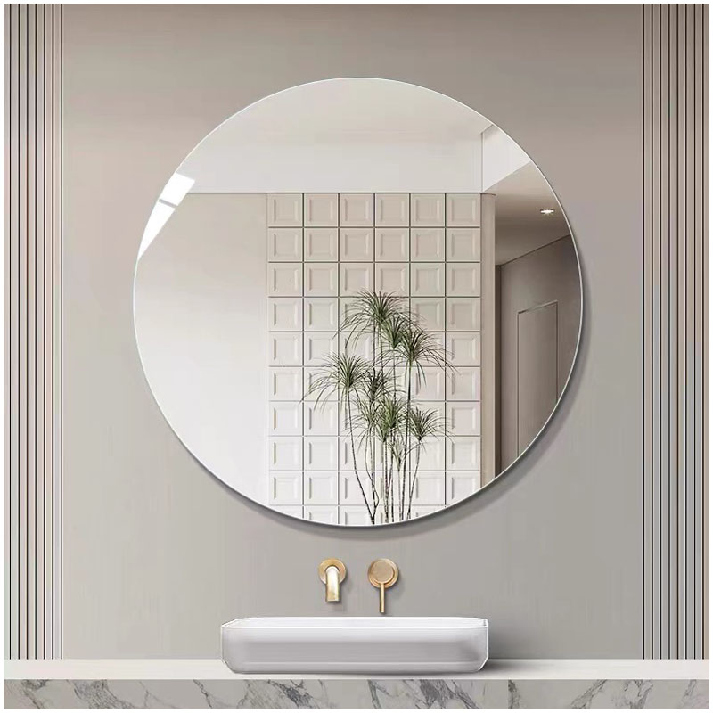 Gương soi nhà tắm tráng bạc 600x600mm chống ố mốc sắc nét
