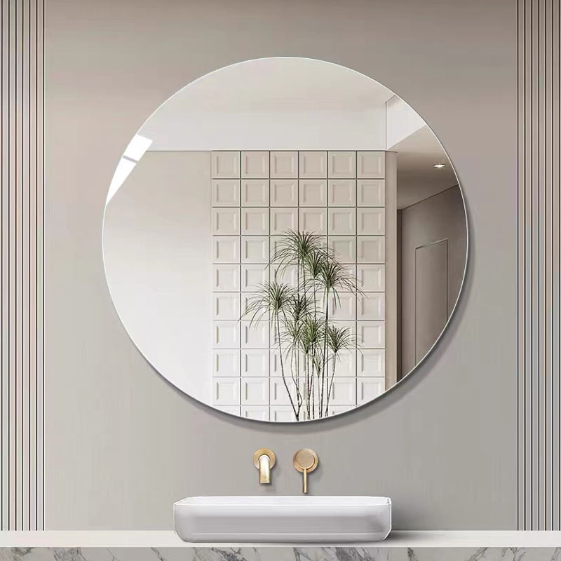 Gương soi nhà tắm cao cấp tráng bạc chống ố mốc kích thước 600x600mm