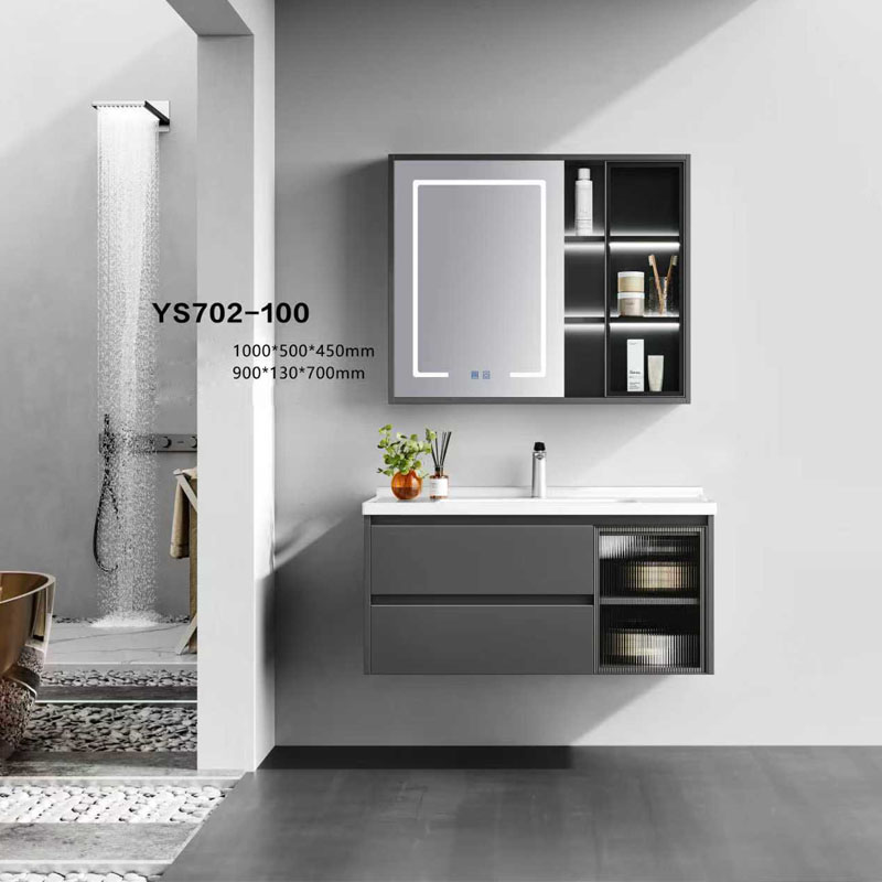 Gương tủ lavabo Yoso 702 tích hợp đèn LED và sấy chống mờ