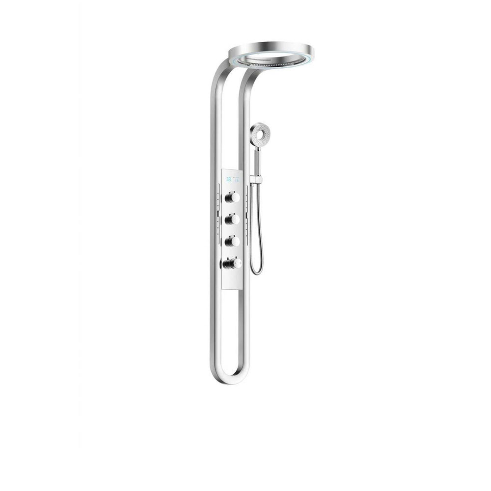Sen cây tắm đứng KB 717BR cao cấp thân Inox 304 mạ Chrome sang trọng