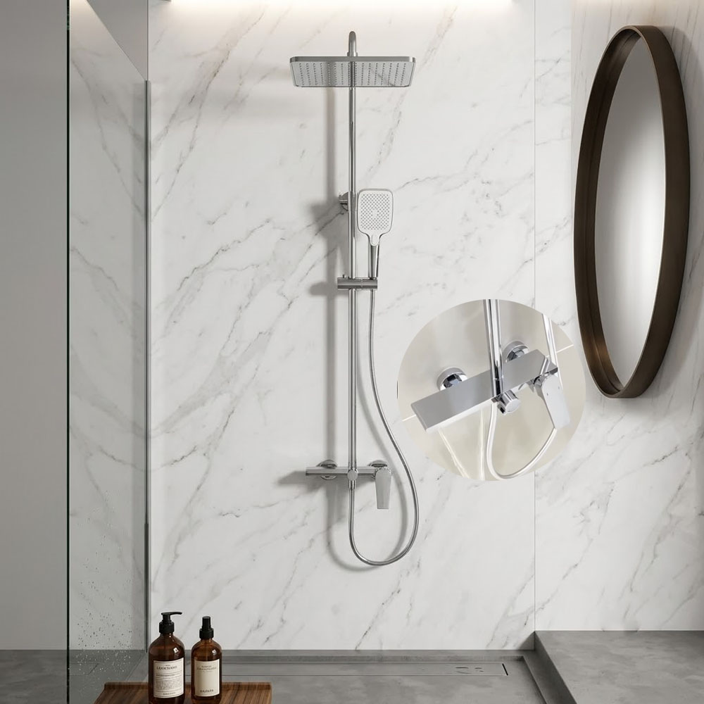 Sen cây tắm nóng lạnh SC88 cao cấp đúc đồng thau mạ Niken Crom