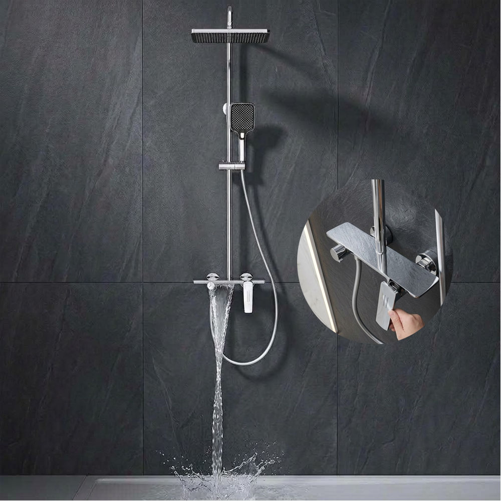 Sen cây tắm nóng lạnh SC88 cao cấp đúc đồng thau mạ Niken Crom