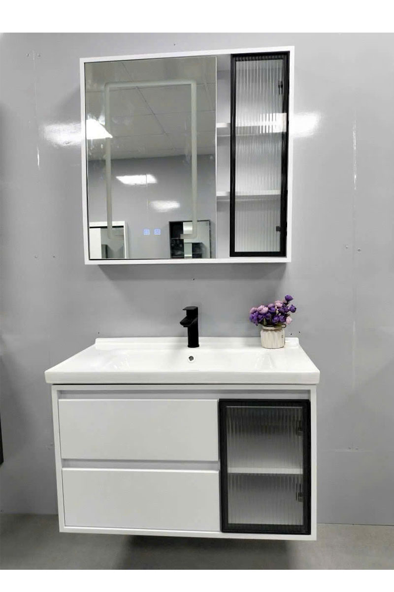 Tủ chậu Lavabo nhựa PVC nguyên sinh chống nước 100% hiện đại