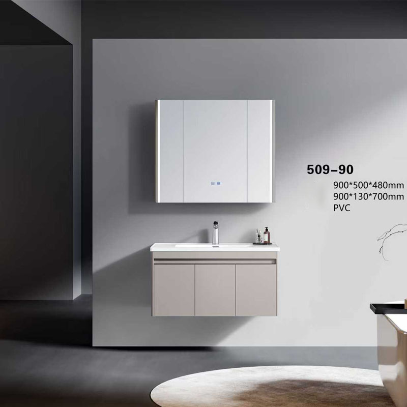 Tủ chậu phòng tắm 509 PVC nguyên sinh chống ẩm mốc tuyệt đối