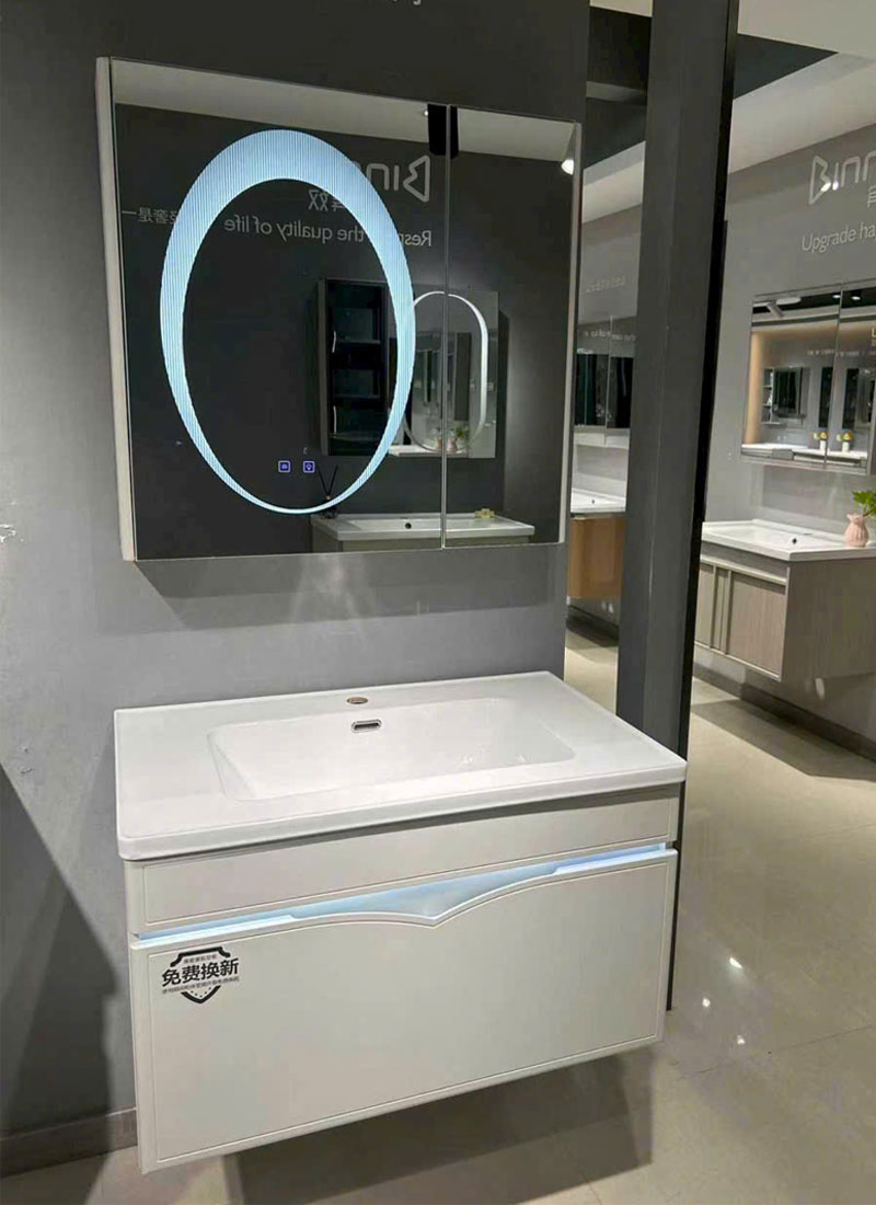 Tủ lavabo 805 PVC cao cấp bền nước không cong vênh