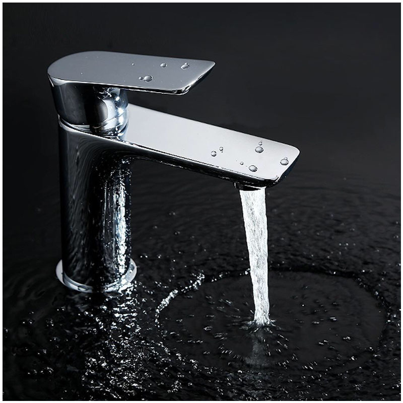 Vòi rửa mặt đồng mạ crom bền đẹp chống gỉ