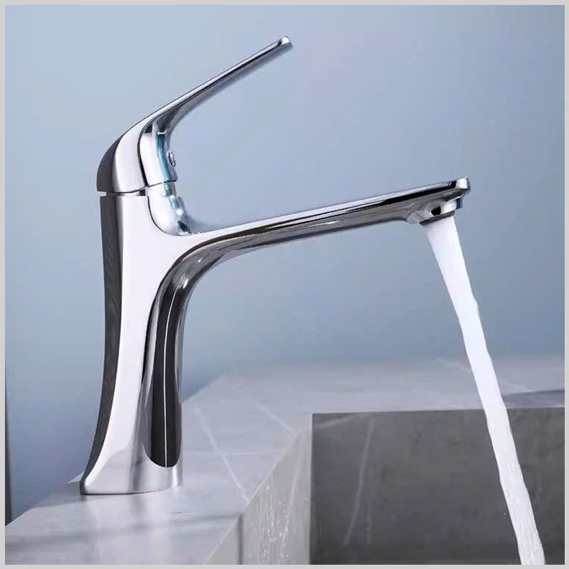  Vòi rửa mặt RGL 5001LUX đồng mạ Chrome 3 lớp cao cấp