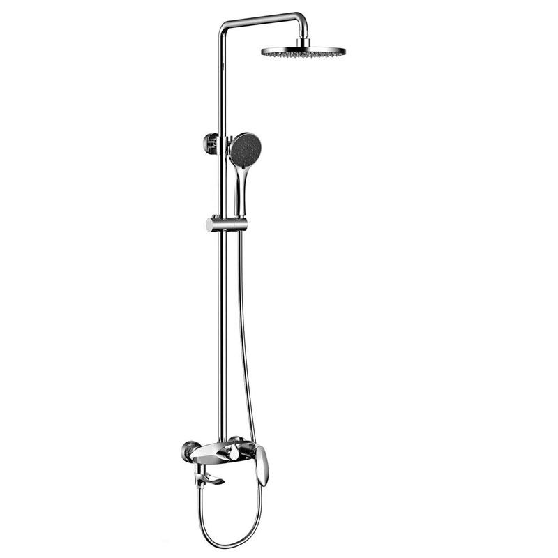 Vòi sen tắm cây bằng đồng mạ crom cao cấp, áp lực mạnh trong combo phòng tắm 29