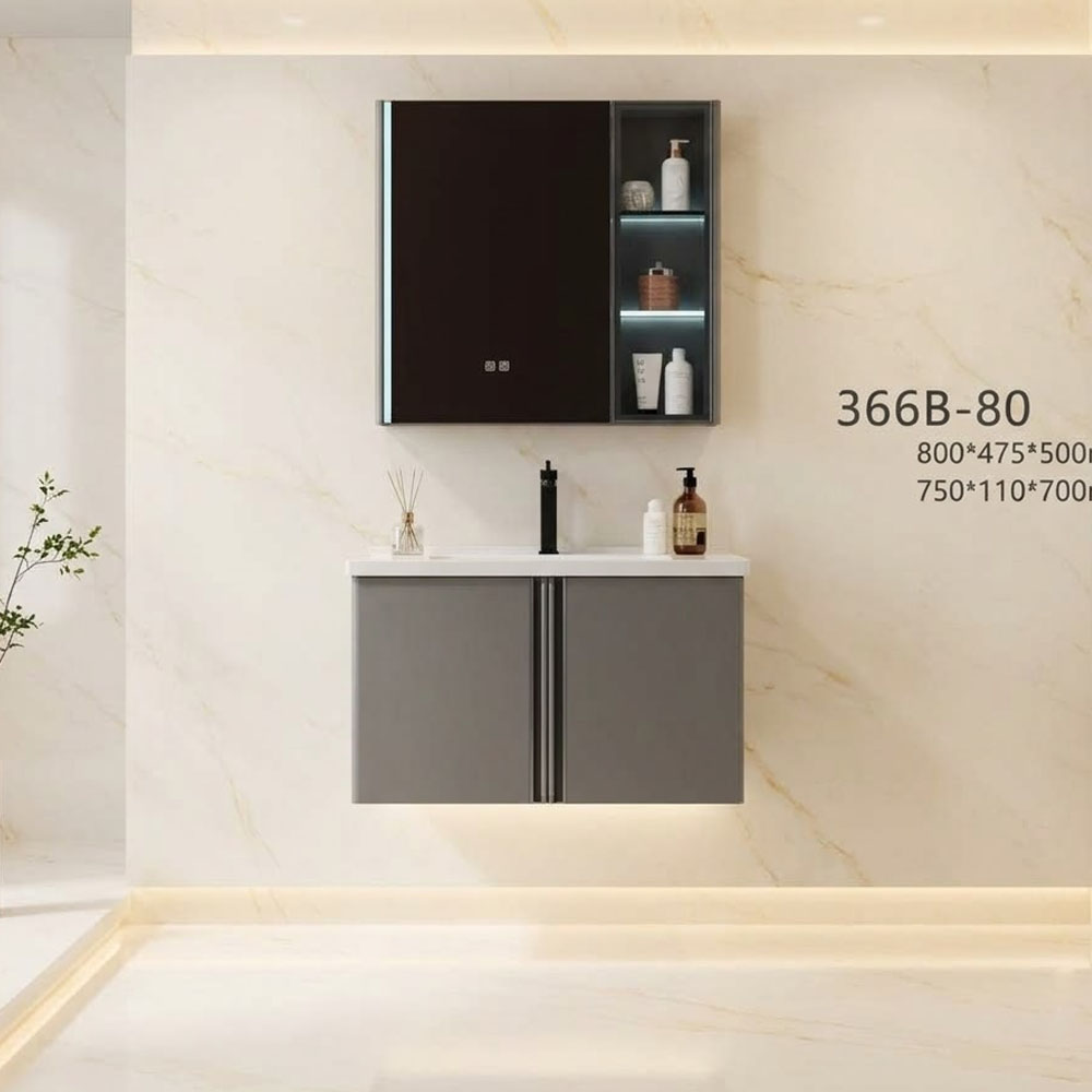 Bộ Tủ Chậu Phòng Tắm PVC YS366B – Chống Nước, Bền Đẹp