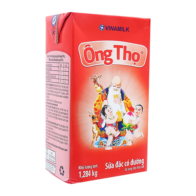 Sữa đặc VINAMILK ÔNG THỌ đỏ hộp 1284g
