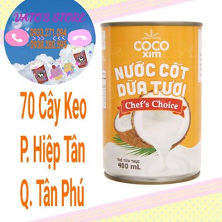 Nước cốt dừa tươi Betrimex Cocoxim Chef's Choice lon 400ml