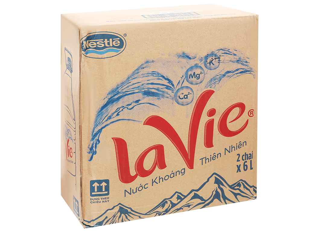 Nước khoáng NESTLE LAVIE chai 6 lít thùng 4