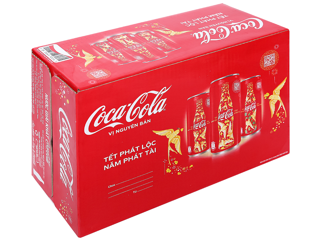 Coca Cola lon 330ml thùng 24