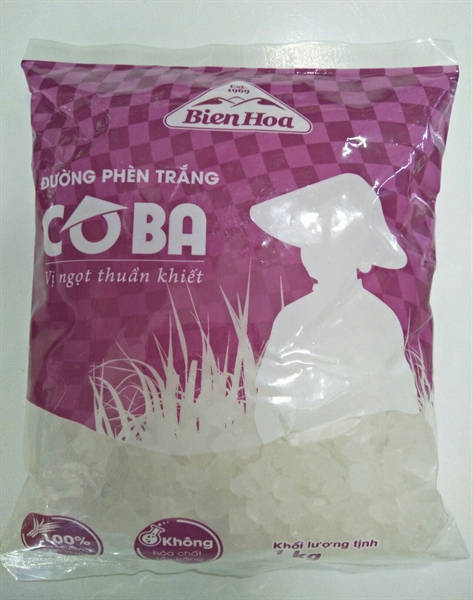 Đường phèn TTC BIÊN HÒA cô ba bịch 1.0 kg