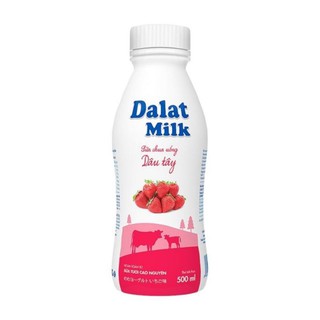 Sữa chua uống Dalatmilk dâu 500ml