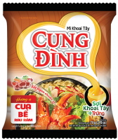Mì ăn liền MICOEM CUNG ĐÌNH cua bể rau răm bịch 80g