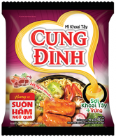 Mì ăn liền MICOEM CUNG ĐÌNH sườn hầm ngũ quả bịch 80g