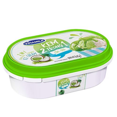 Kem ăn VINAMILK cốm dừa hộp 900g