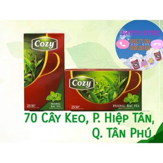 Trà Túi Lọc COZY Bạc hà hộp 50g