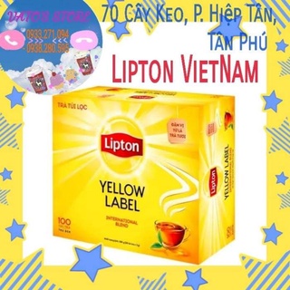Trà Lipton túi lọc nhãn vàng hộp 100 gói × 2g (hàng Việt)