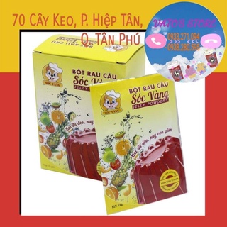 Bột rau câu giòn dẻo Sóc Vàng bịch 10g