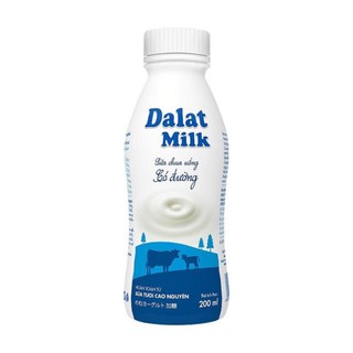 Sữa chua uống Dalatmilk có đường 200ml