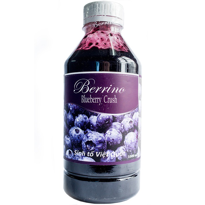 Sinh tố BERRINO vị việt quất chai 1.0 lít