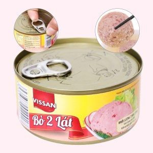 Đồ hộp bò 2 lát VISSAN hộp 170g