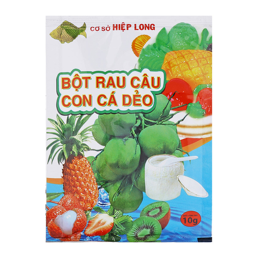 Bột rau câu CON CÁ hiệp long bịch 12g hộp 12