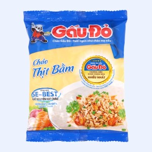 Cháo ăn liền ASIA FOODS GẤU ĐỎ thịt bằm bịch 50g