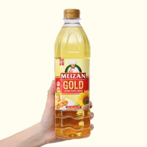 Dầu ăn Meizan gold chai 1.0 lít