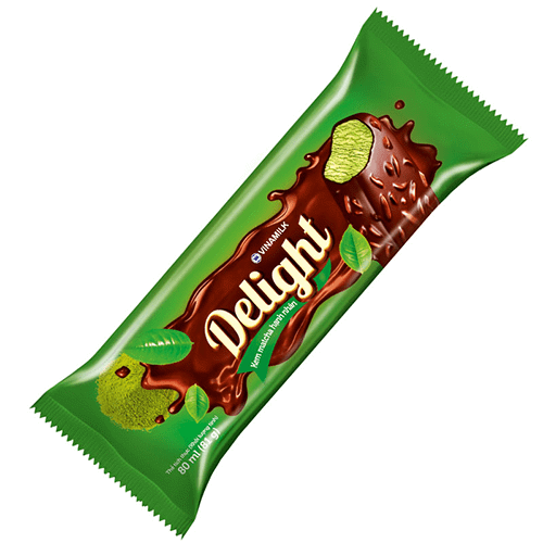 Kem ăn VINAMILK DELIGHT matcha hạnh nhân cây 80g