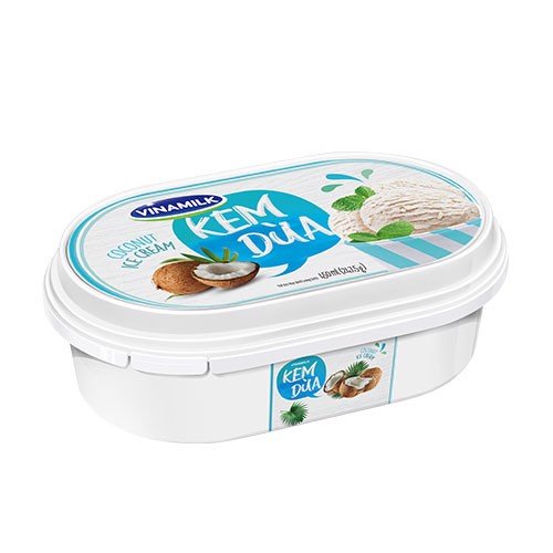 Kem ăn VINAMILK dừa hộp 450g