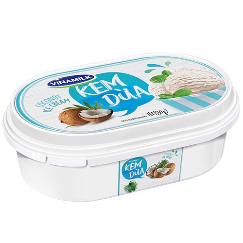 Kem ăn VINAMILK dừa hộp 1.0 kg