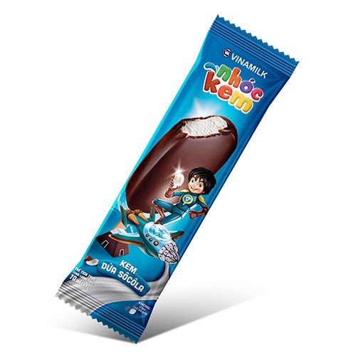 Kem ăn VINAMILK NHÓC KEM dừa socola 70ml