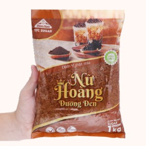 Đường cát nâu đen TTC BIÊN HÒA nữ hoàng bịch 1.0 kg