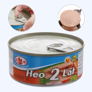 Đồ hộp thịt heo 2 lát HẠ LONG hộp 150g