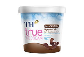 Kem ăn TH TRUE ICE CREAM socola hộp 180g
