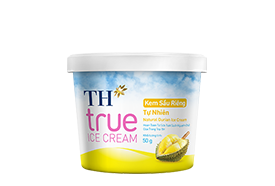 Kem ăn TH TRUE ICE CREAM sầu riêng hộp 50g