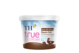 Kem ăn TH TRUE ICE CREAM socola hộp 50g