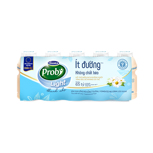 Sữa chua uống VINAMILK PROBY ít đường chai 65ml lốc 5