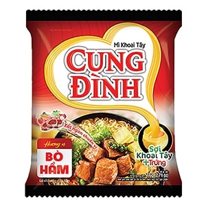 Mì ăn liền MICOEM CUNG ĐÌNH bò hầm bịch 80g