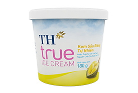 Kem ăn TH TRUE ICE CREAM sầu riêng hộp 180g