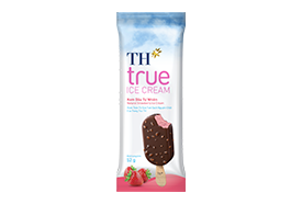 Kem ăn TH TRUE ICE CREAM dâu cây 52g