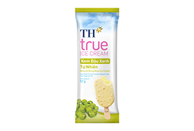 Kem ăn TH TRUE ICE CREAM đậu xanh cây 52g