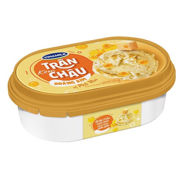 Kem ăn VINAMILK trân châu hoàng kim hộp 400g